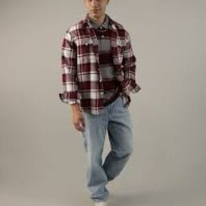American Eagle Outfitters Plaid Flannel Shirt